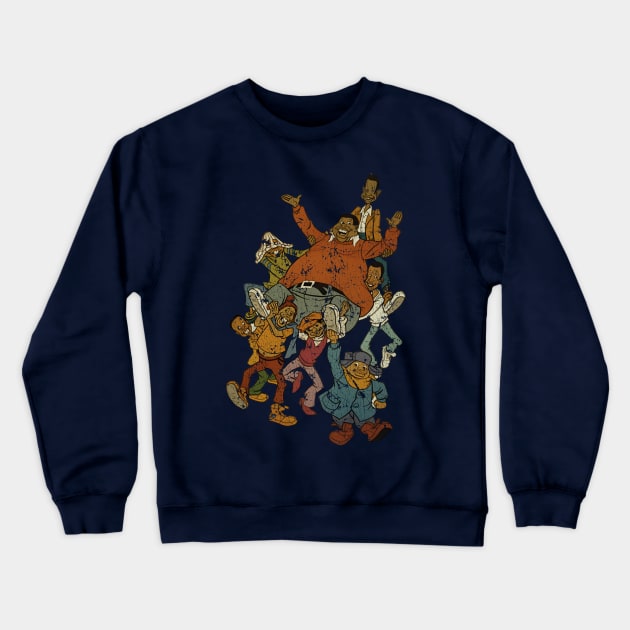 Fat Albert New Vintage Art Crewneck Sweatshirt by DESIPRAMUKA